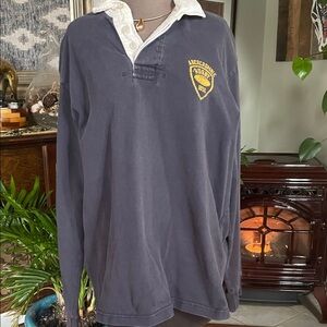 Abercrombie & Fitch Navy Rugby Top